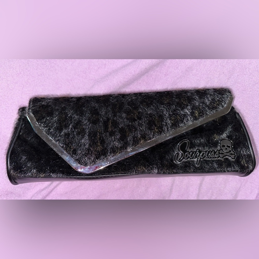 NWOT Sourpuss Clutch Animal Print